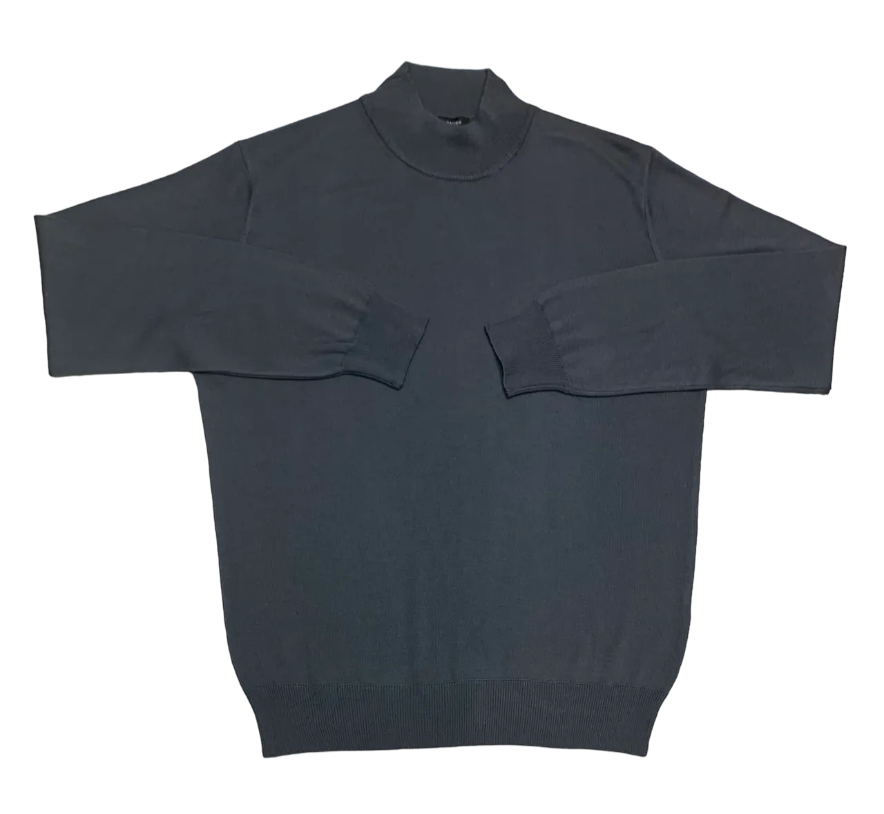 Modango Italian Made Mock Sweater, Charcoal