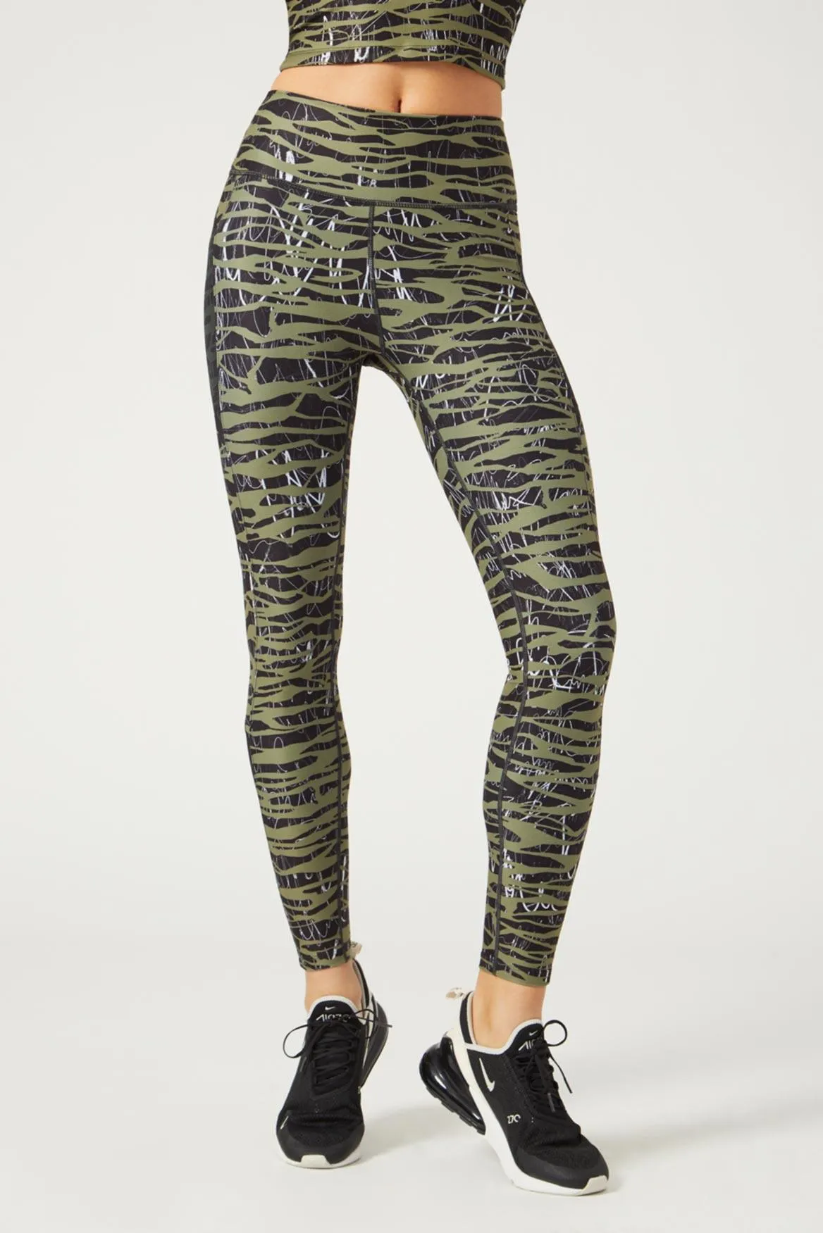 Nala Legging Downtown Zebra Olive