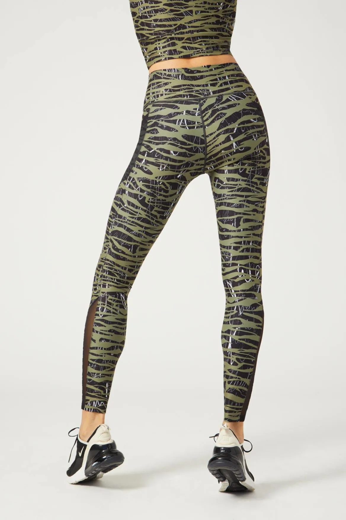 Nala Legging Downtown Zebra Olive