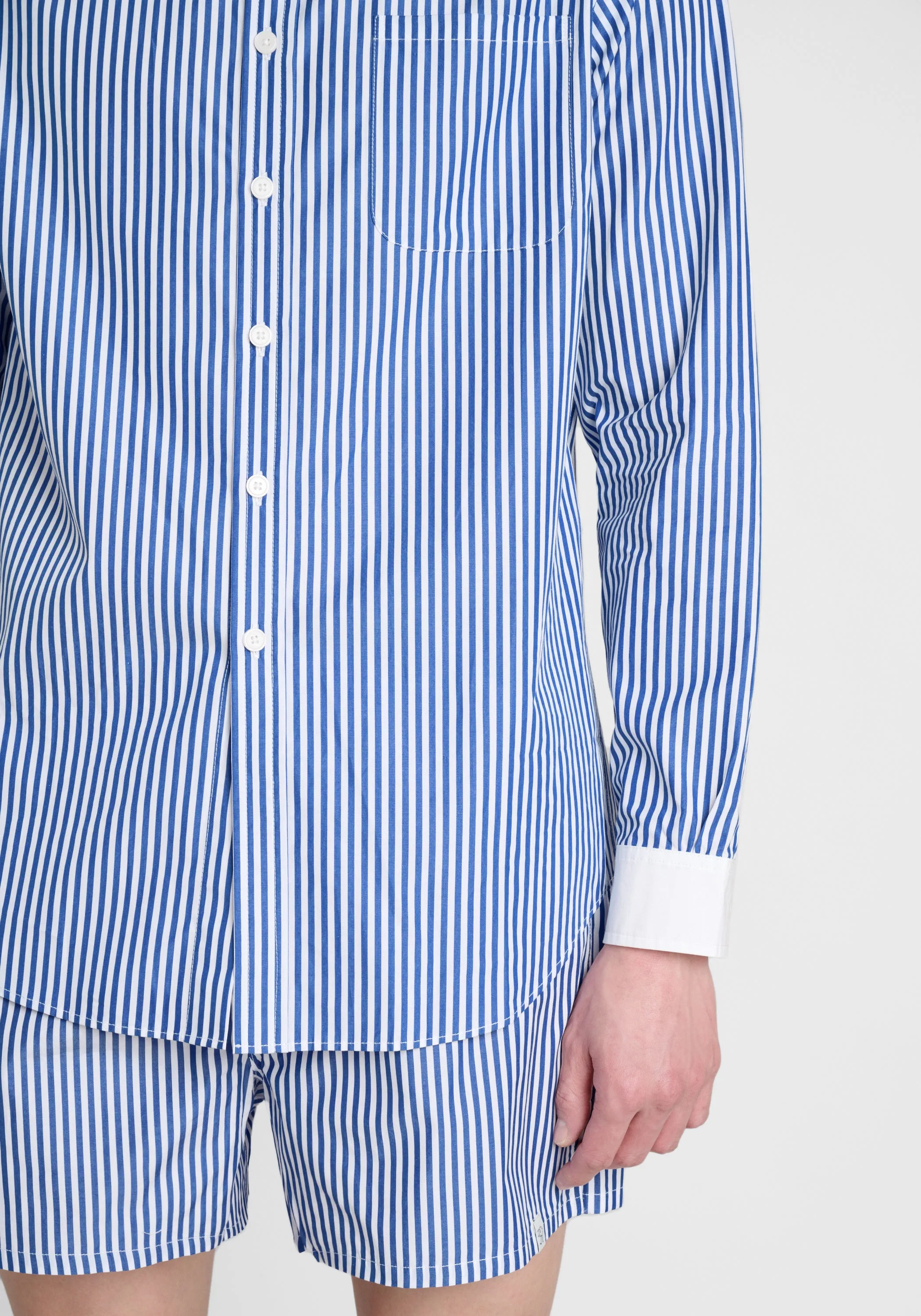 Penn Shirt in Colorblock Bengal Stripe