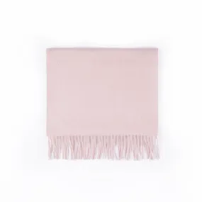 Scarf - 100% Wool Pink Plain