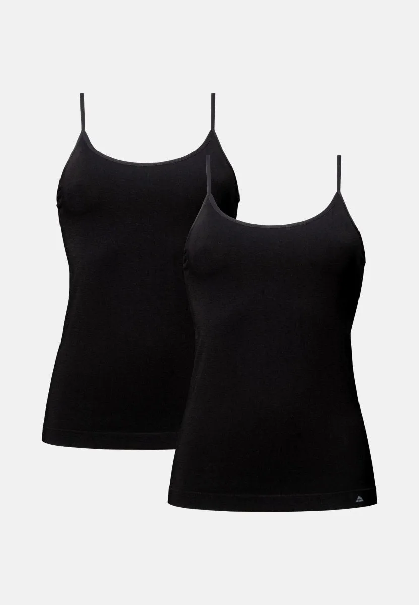 SEAMLESS BAMBOO SINGLET TOP