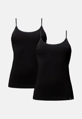 SEAMLESS BAMBOO SINGLET TOP