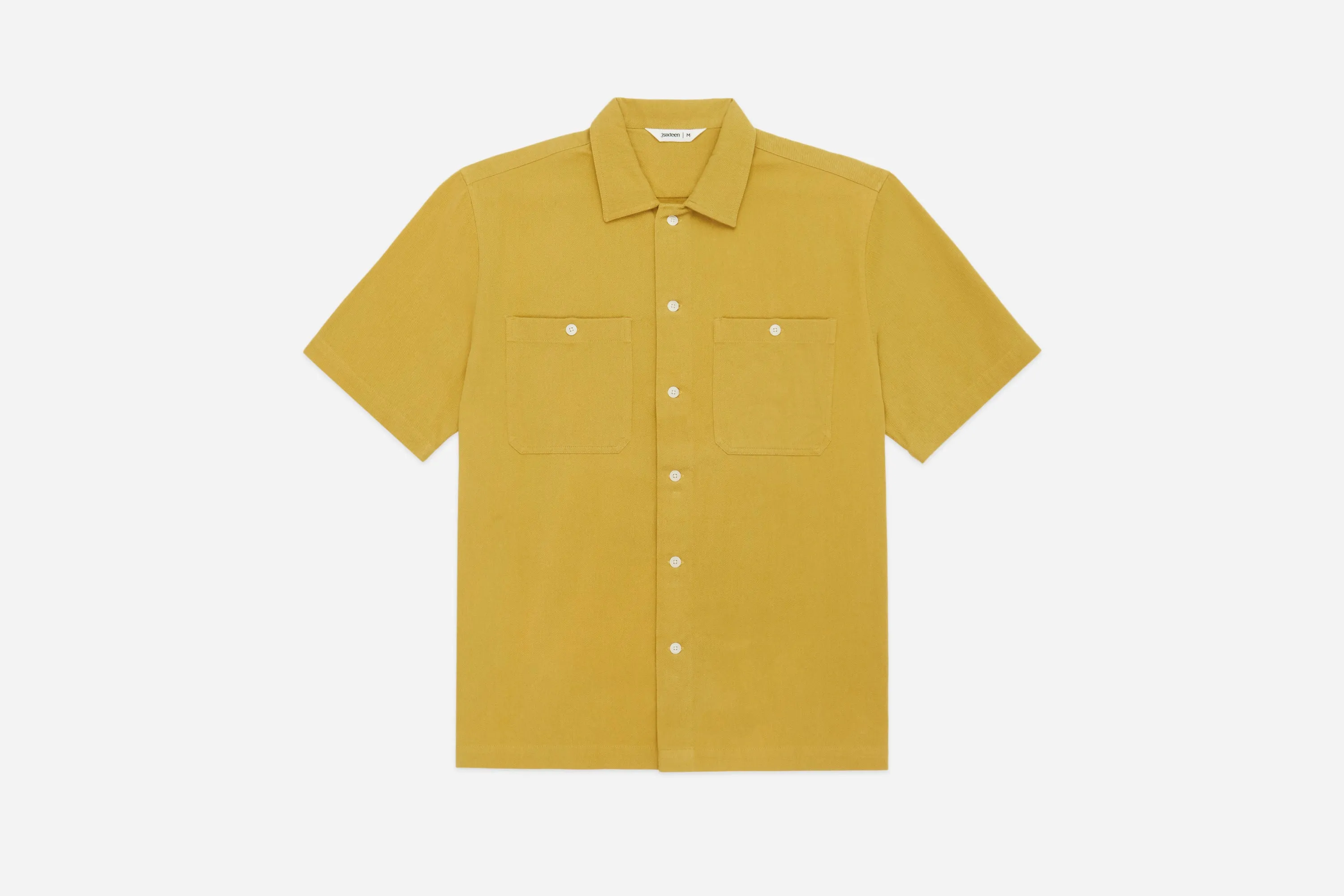 Short Sleeve Work Shirt ~ Amber Twill