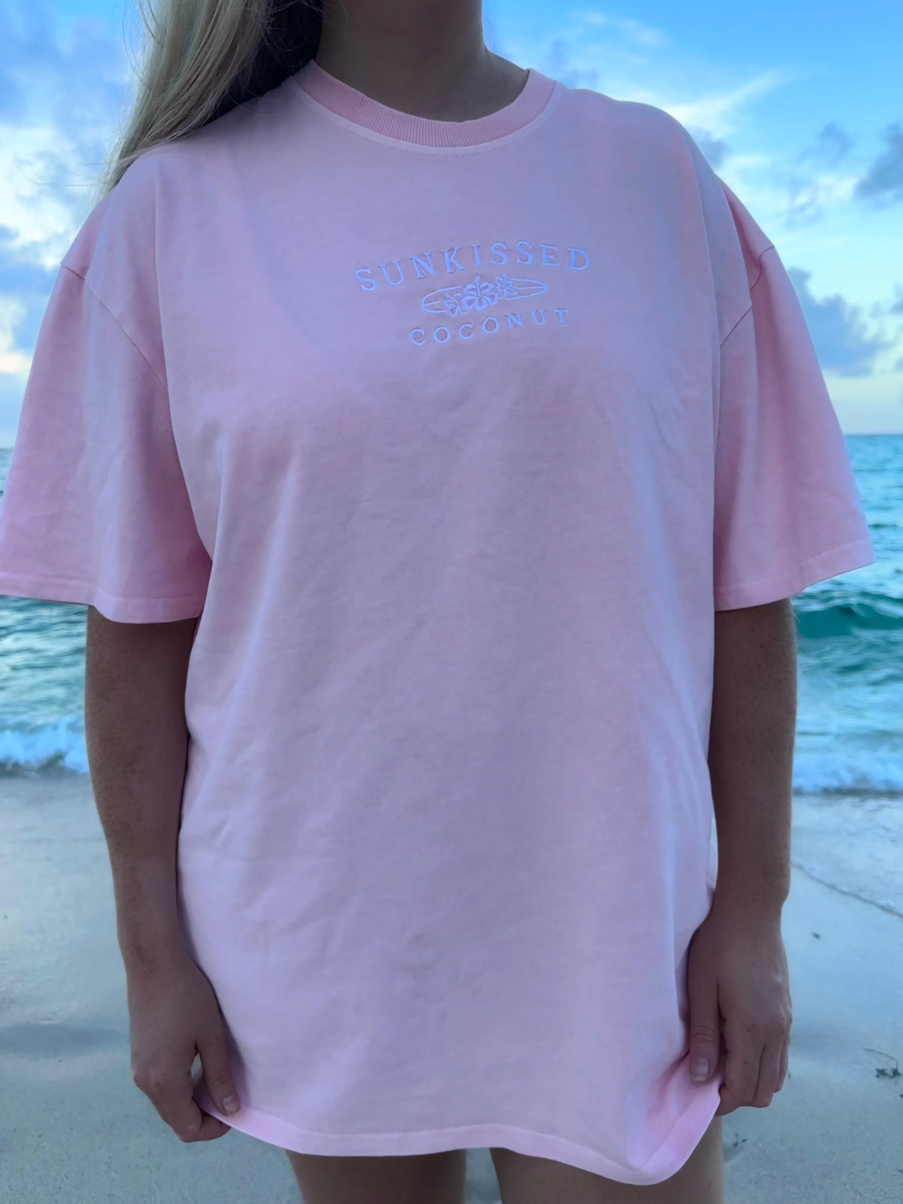 Sunkissedcoconut Vintage Embroider Logo Tee