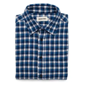 The California in Brushed Navy Plaid