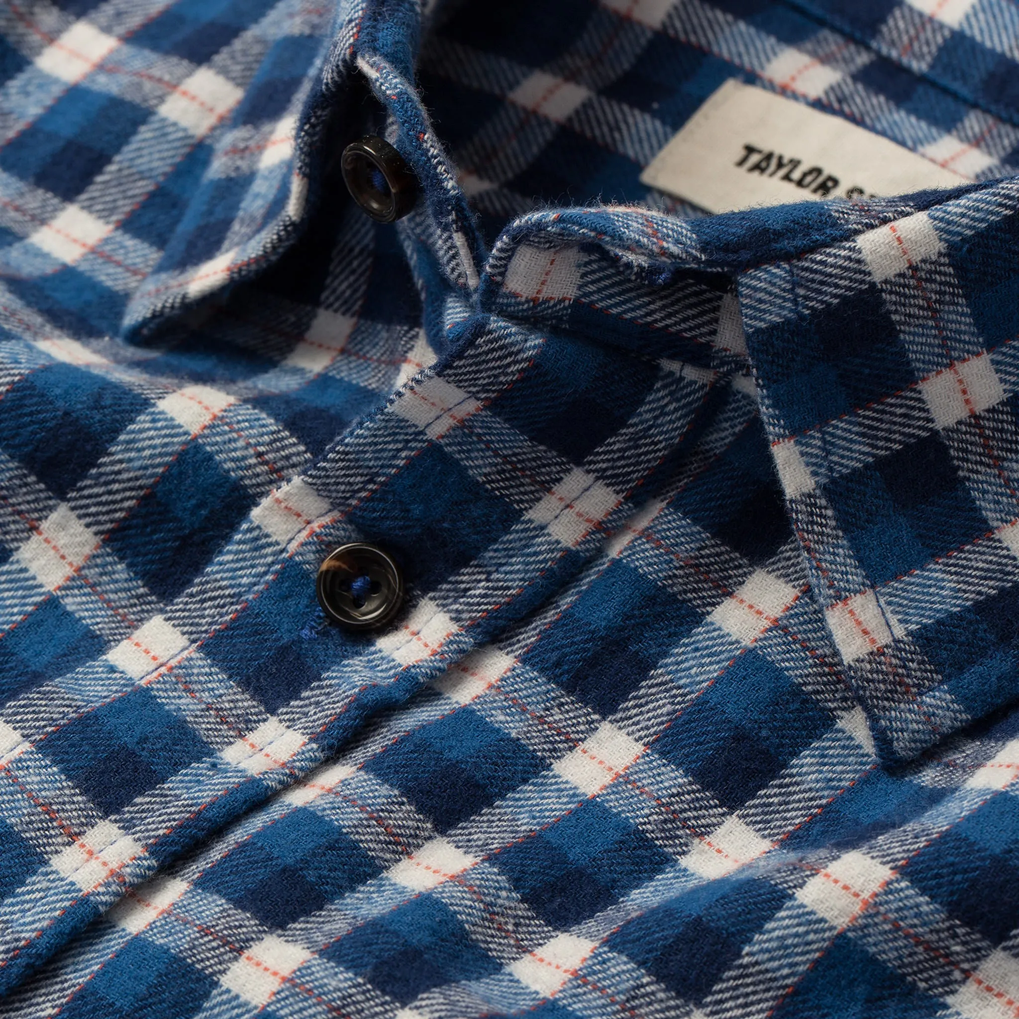 The California in Brushed Navy Plaid