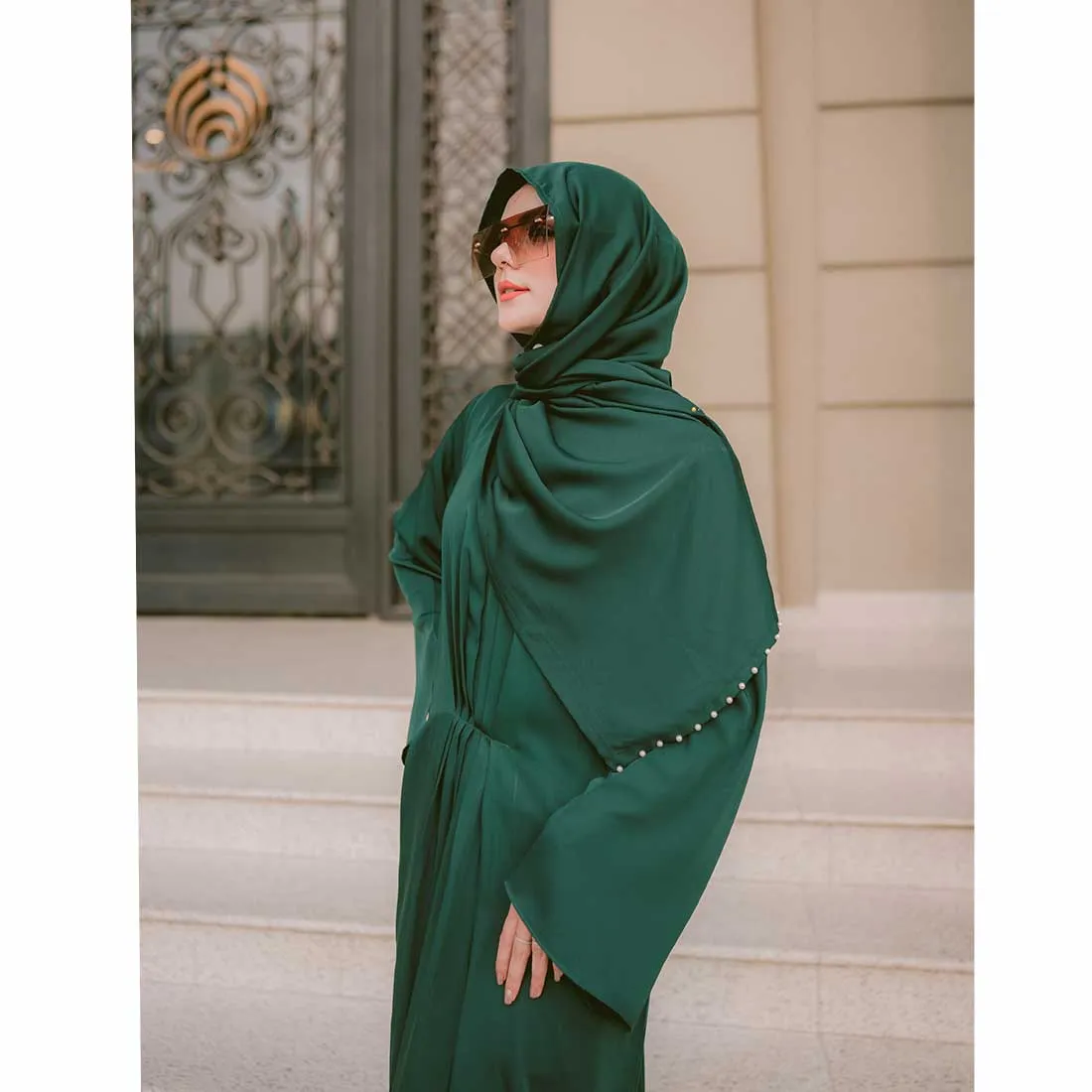 The Royal Abaya (Emerald Green)