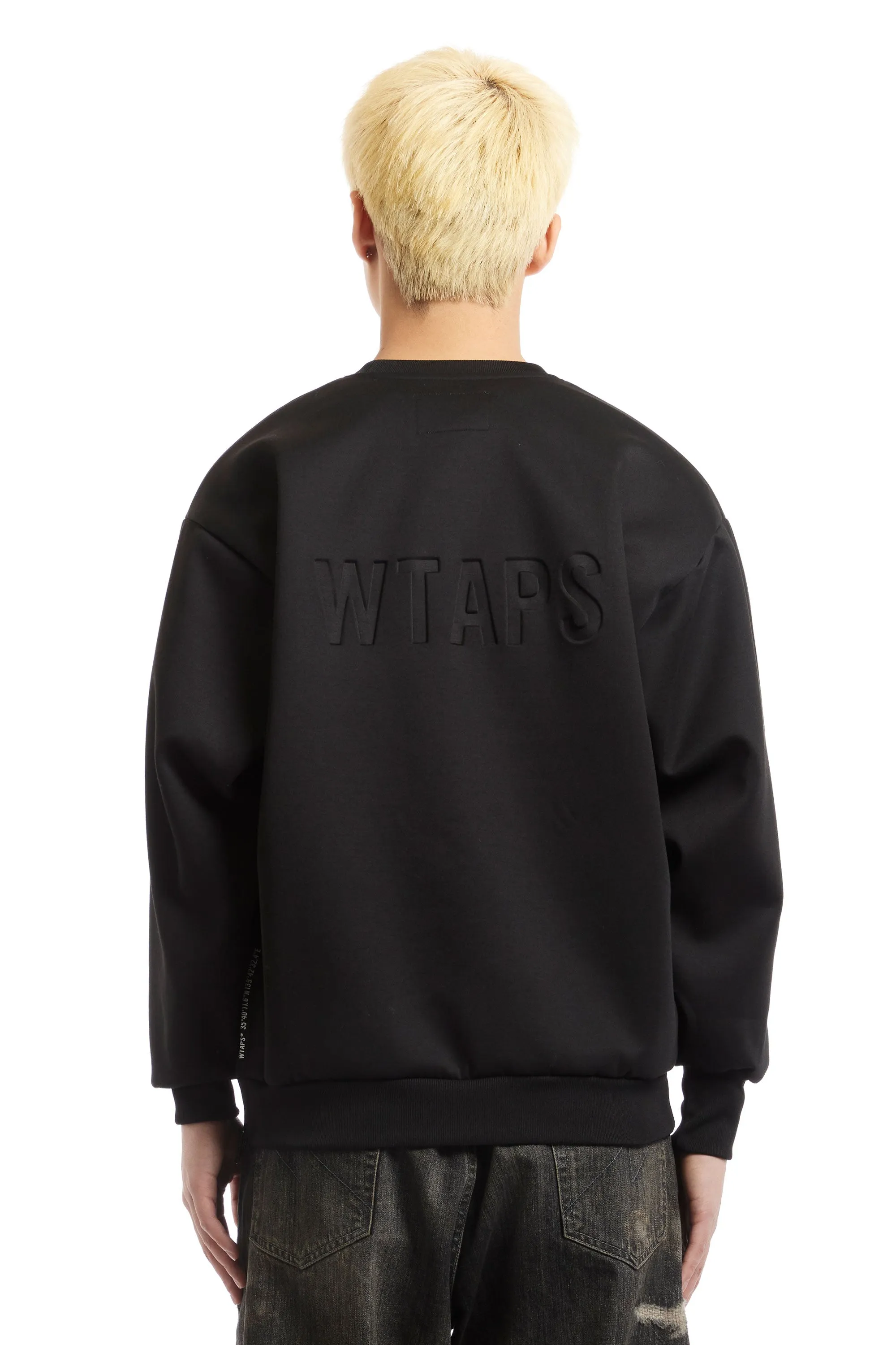 WTAPS - EMBOSSED LOGO SWEATER CUT & SEW 07 SS24